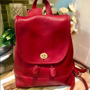 Vintage Coach Large Daypack Backpack